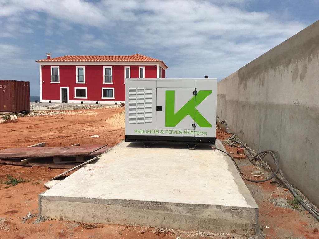 Hannaik instala gerador de energia de 33kVA em Angola