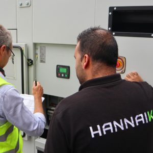 HANNAIK abastece uma central de energia térmica com um gerador de energia de 630kVA